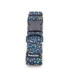 Zgardă lată pentru câini 4 cm model Eighties Sugar cu cataramă din nylon ECONABLE reciclat care arată structura side-release