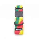 Zgardă lată pentru câini 4 cm model Rhythm cu cataramă din nylon ECONABLE reciclat care arată structura side-release